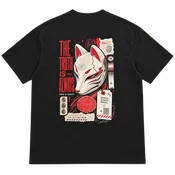 Certified Truth Kitsune 300GSM T-Shirt – Black