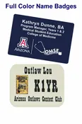 Full Color Name Badge