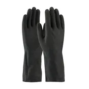 Assurance 48-L300K Unsupported Latex, Industrial Flock Lined with Raised Diamond Grip - 28 Mil (One Dozen)