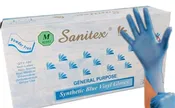 Vinyl Industrial Blue Gloves, 4 mil, 100 pc/box, 10 box/case