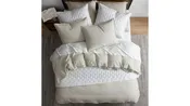 100% French Flax Linen - Queen Duvet Cover Set (Set of 3) - Natural
