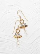 Ciel Sparkle Earrings - Clear