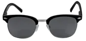 “The Executive” Classic Semi-Rimless Bifocal Unisex Reading Sunglasses Featuring Spring Hinges