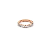 Diamond Full Eternity Ring 2.20ct | 14K Rose Gold