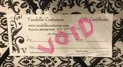 $100 gift certificate