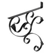 145 Iron Mailbox Bracket – Black