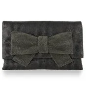 Gemma Crystal Bow Clutch
