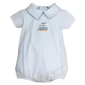 Baby Boys Train Bubble Romper Outfit