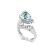 Asymmetrical Tension Channel Ring-Trillian