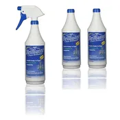 Brilliante Crystal Cleaner For Chandeliers 2 Bottles + 1 Sprayer