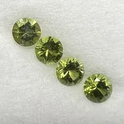 4mm – Afghan Green Tourmaline Rounds