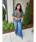 ALEN TWEED TOP