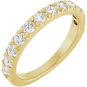 14K Gold 0.50 CTW Diamond Wedding Band