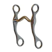 4″ Nickel Plated Medium Port American Pony Bit