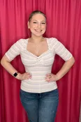 1/2 Sleeve Sweetheart Knit Top