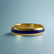 Ali'i 4mm Ring Band in 14K or 18K Yellow Gold