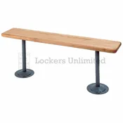 12″ Wide Locker Room Benches With Pedestals