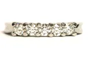 Platinum Diamond Wedding Ring – 0.72ct