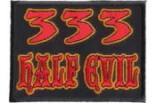 333 Half Evil Funny Iron on Patch