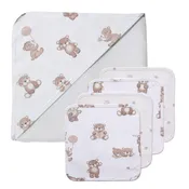 5pc Bath Gift Set - Cuddly Bear