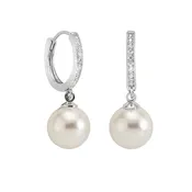 Pearl Hoop Earrings