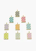 Checkerboard pendant