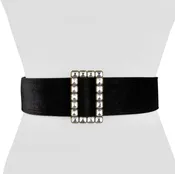 Women's Designer Diamond Window Belt