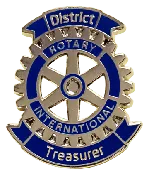 Rotary International - District Treasurer Lapel Pin