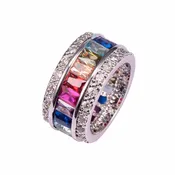 Rainbow Eternity Ring
