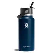 32oz Wide Mouth with Straw Lid Indigo