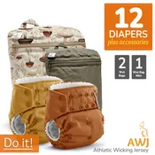 Cloth Diaper Bundle - Do It! | Rumparooz G3 AWJ :: 12 pack