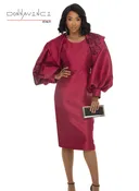 Donna Vinci  2pc. Dress & Bolero Jacket Set, Style 12305