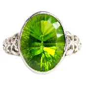 Peridot Ring Oval