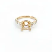 Aura Semi-Mount Engagement Ring