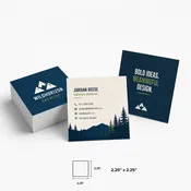 Square Business Cards 2.25×2.25