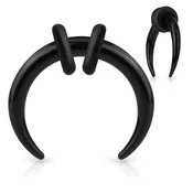 Acrylic Bull Tapers with 2- Black O-Rings