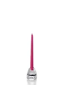 10" Hot Pink Taper Candles – Set of 12