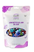 Assorted Glass Beads • 4-18mm • Heart Rock Beads By ModeBeads • Czech Republic Beads • MONTHLY GRAB BAG
