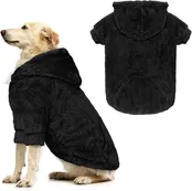 Black Fuzzy Fleece Sweatshirt LA94