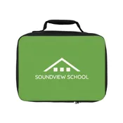 School Lunch Bag - Green with White Logo — Soundview School