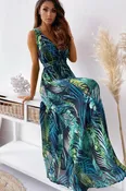 Charmo Floral Print Boho Maxi Dress