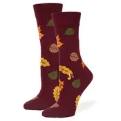 Autumn Leaves Crew Socks