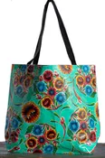 Bloom Aqua Large Tote