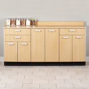 72″ Base Cabinet with 6 Doors and 3 Drawers