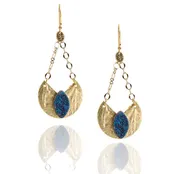 Atari Blue Druzy Ear