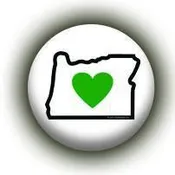Flag Buttons | Heart in Oregon | Travel Packs