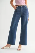 Pallie Wide Leg Denim - Dark Wash