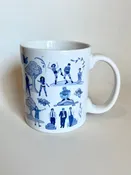 90s Toile Mug (FINAL SALE)