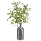 55.5" Nandina Branch in Silver Vase