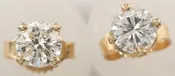 14K Gold Diamond Earrings RG0320 combined shipping